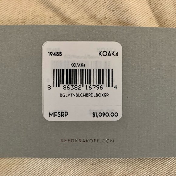 Reed Krakoff Boxer Tote Bag - Includes Matching Orange Zip Wallet - Picture 7 of 8